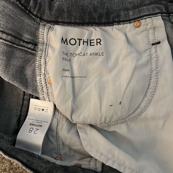 mother the tomcat ankle fray jeans - Picture 6 of 10
